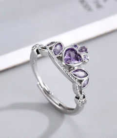Love Princess Zircon Wind Ring