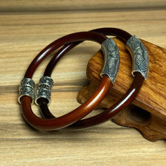 Tibetan Ancient Style Spatholobus Bracelet