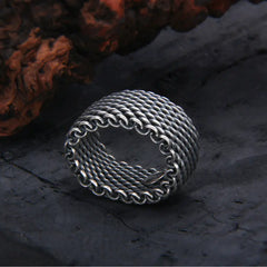 Turkish Hand-woven S925 Sterling Silver Ring