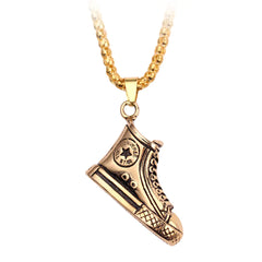 Hip Hop Alloy Victory Gesture Pendant Necklace