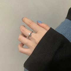 Irregular Texture Ring for Women's Suit