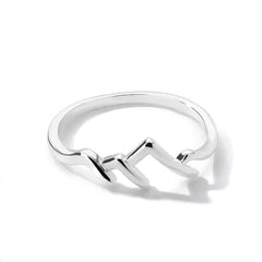 Simple Mountain Peak Creative Ring