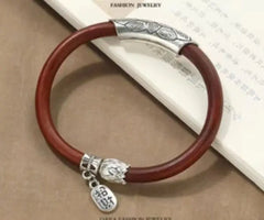 Tibetan Ancient Style Spatholobus Bracelet