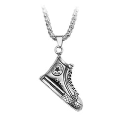 Hip Hop Alloy Victory Gesture Pendant Necklace