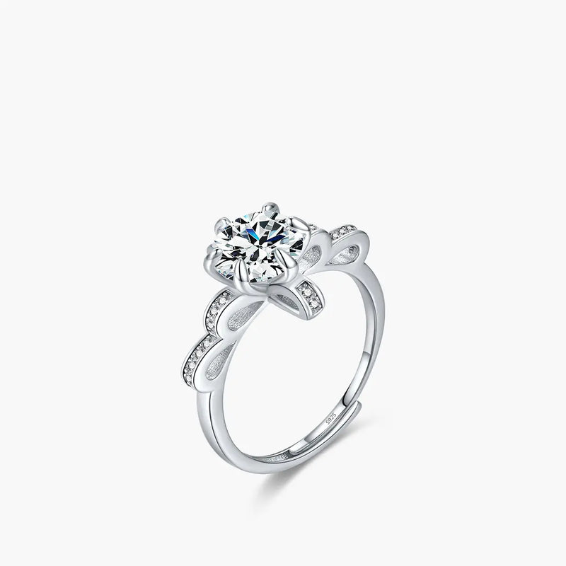 S925 Sterling Silver Women's Crown Garland Ring