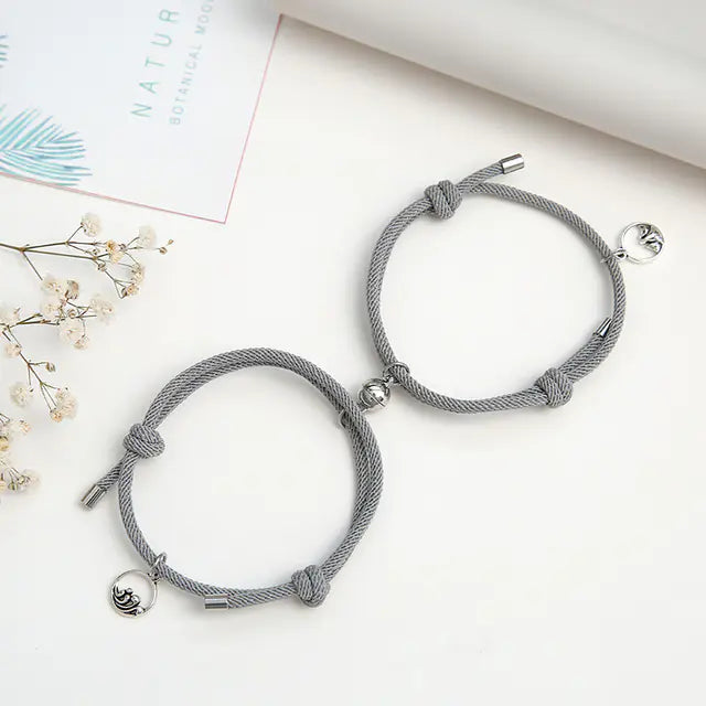 Sea Vow Magnetic Bracelets for Couples (Set of 2)