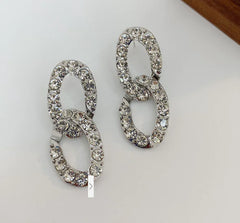 Fashionable Chunky Chain Rhinestone Necklace for Women