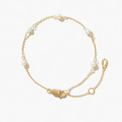 Women's Simple Bracelet with Freshwater Pearls